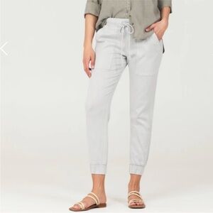 Bella Dahl Anthropologie Pocket Jogger in Foggy Sky size Xs Euc Tencel blend